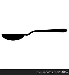 Spoon black icon .