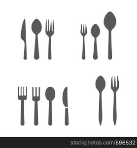 spoon, fork vector illustration design