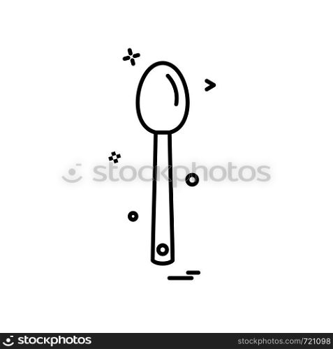 Spoon icon design vector