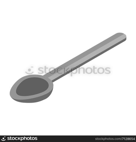 Spoon icon. Isometric of spoon vector icon for web design isolated on white background. Spoon icon, isometric style