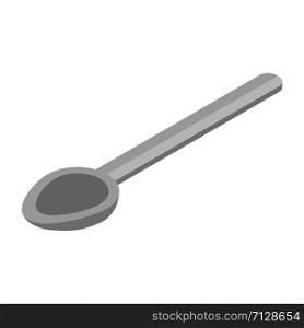 Spoon icon. Isometric of spoon vector icon for web design isolated on white background. Spoon icon, isometric style