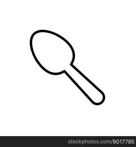 Spoon icon vector design templates isolated on white background