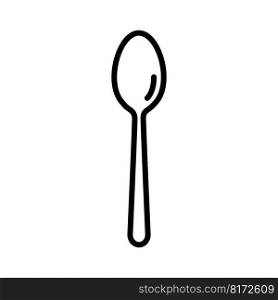 Spoon icon vector on trendy design