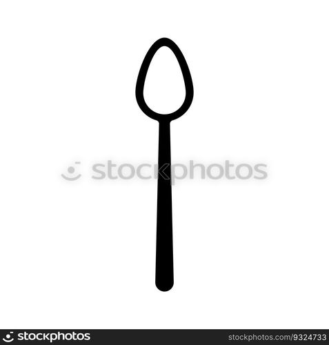 spoon icon vector template illustration logo design