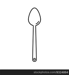 spoon icon vector template illustration logo design