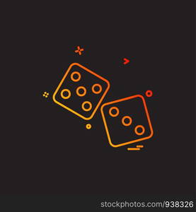 Sporrts and games icon design vector