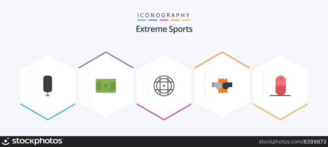 Sport 25 Flat icon pack including . tablets. sport. sport. dope