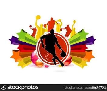 Sport basketball vector image