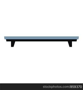 Sport bench icon. Flat illustration of sport bench vector icon for web design. Sport bench icon, flat style