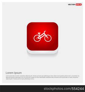 Sport bicycle icon