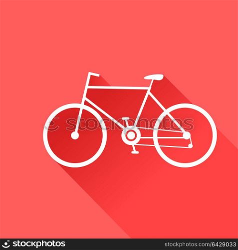 Sport bike. Vector illustration.