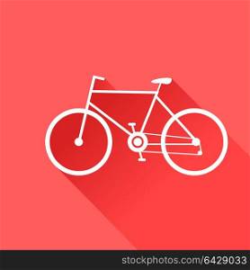 Sport bike. Vector illustration.