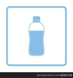 Sport bottle of drink icon. Blue frame design. Vector illustration.