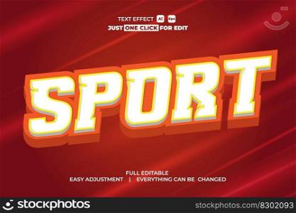 Sport event vector text effect editable, simply write your words and watch the magic happen, Use this one-of-a-kind effect to say whatever you want.
