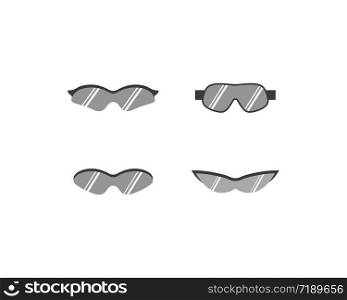 Sport glasses vector icon illustration design
