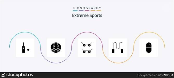 Sport Glyph 5 Icon Pack Including . tablets. sport. sport. dope