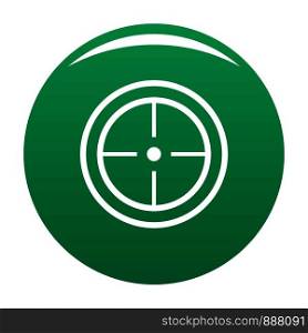 Sport goal icon. Simple illustration of sport goal vector icon for any design green. Sport goal icon vector green