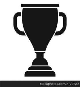 Sport gold cup icon simple vector. Winner trophy. Win award. Sport gold cup icon simple vector. Winner trophy