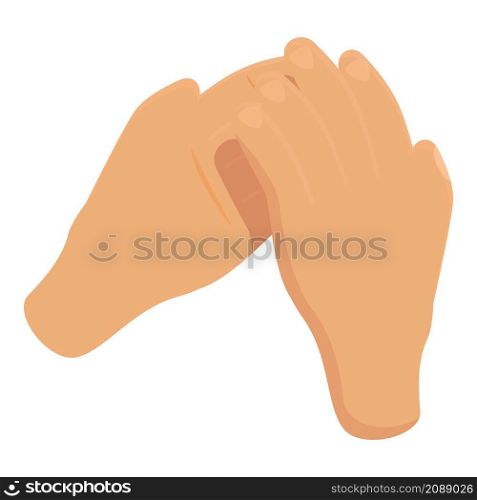 Sport hand clap icon cartoon vector. Applause finger. Show encourage. Sport hand clap icon cartoon vector. Applause finger
