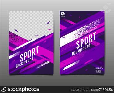 sport Layout , template Design, Abstract Background, Dynamic Poster, Brush Speed Banner, grunge ,Vector Illustration.