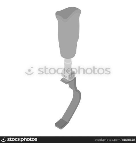 Sport leg limb icon. Isometric of sport leg limb vector icon for web design isolated on white background. Sport leg limb icon, isometric style