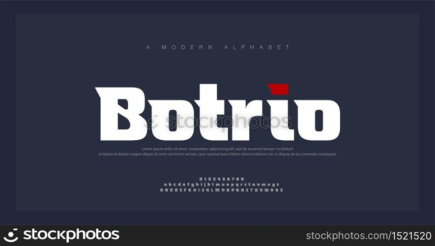 Sport Modern Future bold Alphabet Font. Typography urban style fonts for technology, digital, movie logo bold style. vector illustration