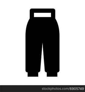 sport pants, icon on isolated background