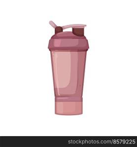 sport protein shaker cartoon. sport protein shaker sign. isolated symbol vector illustration. sport protein shaker cartoon vector illustration