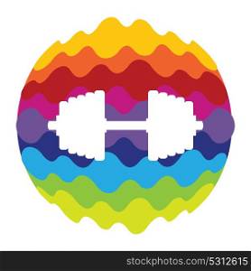 Sport Rainbow Color Icon for Mobile Applications and Web Vector Illustration EPS10. Sport Rainbow Color Icon for Mobile Applications and Web Vector