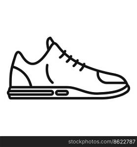 Sport shoes icon outline vector. Physical exercise. Active gym. Sport shoes icon outline vector. Physical exercise