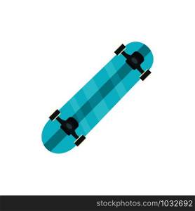 Sport skateboard icon. Flat illustration of sport skateboard vector icon for web design. Sport skateboard icon, flat style