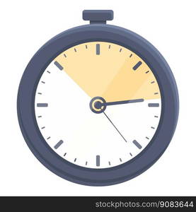 Sport stopwatch icon cartoon vector. Timer clock. Stop alarm. Sport stopwatch icon cartoon vector. Timer clock