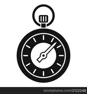 Sport stopwatch icon simple vector. Stop watch. Clock time. Sport stopwatch icon simple vector. Stop watch