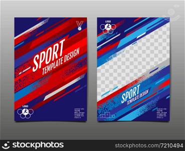 sport template Design, Abstract Background, Dynamic Poster, Brush Speed Banner, grunge ,Vector Illustration.
