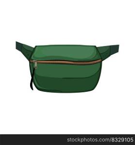 sport waist bag cartoon. sport waist bag sign. isolated symbol vector illustration. sport waist bag cartoon vector illustration