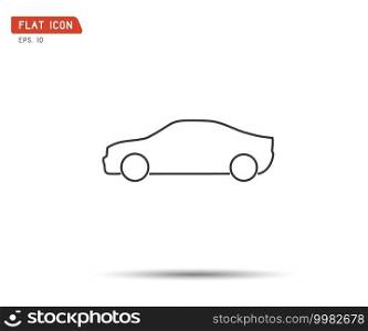 Sports Car Logo company, icon vector Illustration
