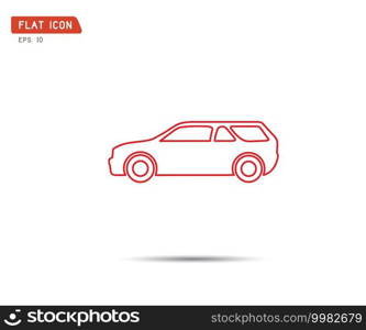 Sports Car Logo company, icon vector Illustration