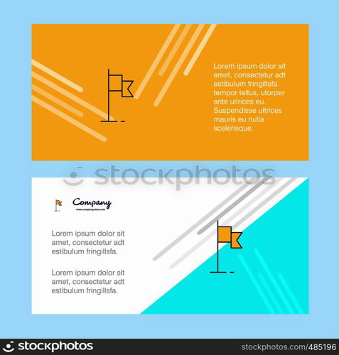Sports flag abstract corporate business banner template, horizontal advertising business banner.