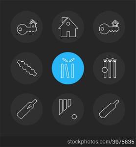 Sports , games , atheletes , arrows , left , right , up , down , cricket , football , tennis , bails , ball , wicket , halmet , icon, vector, design, flat, collection, style, creative, icons