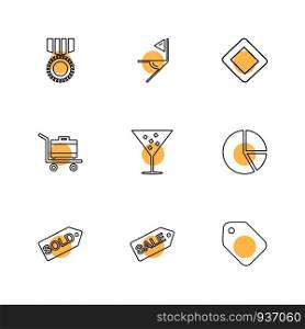 sports , games , summer , beach , cart , drinks ,food , graph , cloths , chart , icon, vector, design, flat, collection, style, creative, icons