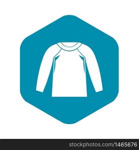 Sports jacket, icon. Simple illustration of sports jacket, vector icon for web. Sports jacket, icon, simple style