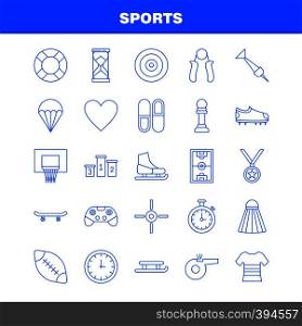 Sports Line Icon for Web, Print and Mobile UX/UI Kit. Such as: Football, Football Shoes, Shoes, Sports, Sports Shoes, Heart, Pictogram Pack. - Vector