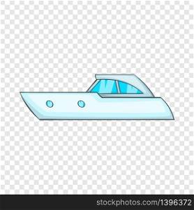 Sports powerboat icon. Cartoon illustration of sports powerboat vector icon for web. Sports powerboat icon, cartoon style