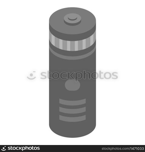 Sports thermos icon. Isometric of sports thermos vector icon for web design isolated on white background. Sports thermos icon, isometric style