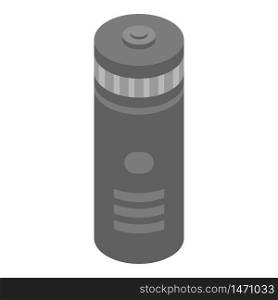 Sports thermos icon. Isometric of sports thermos vector icon for web design isolated on white background. Sports thermos icon, isometric style
