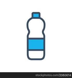sports water bottle icon filled color style