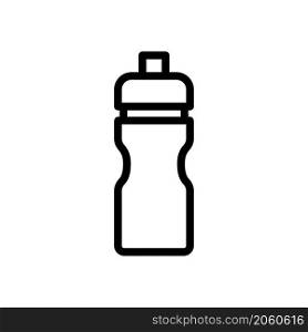 sports water bottle line icon