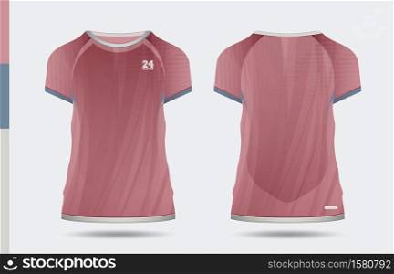 Spot T-shirt template. sport or casual apparel isolated background.