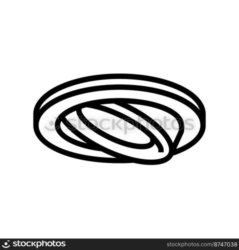 spotlight l&ceiling line icon vector. spotlight l&ceiling sign. isolated contour symbol black illustration. spotlight l&ceiling line icon vector illustration