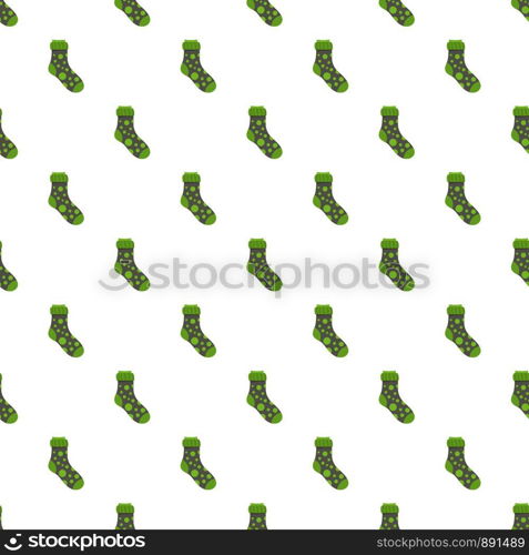 Spotted sock pattern seamless vector repeat for any web design. Spotted sock pattern seamless vector